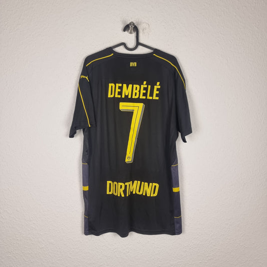 Trikot - Borussia Dortmund (BVB) - Ousmane Dembélé - 2016/2017 - L - Auswärts