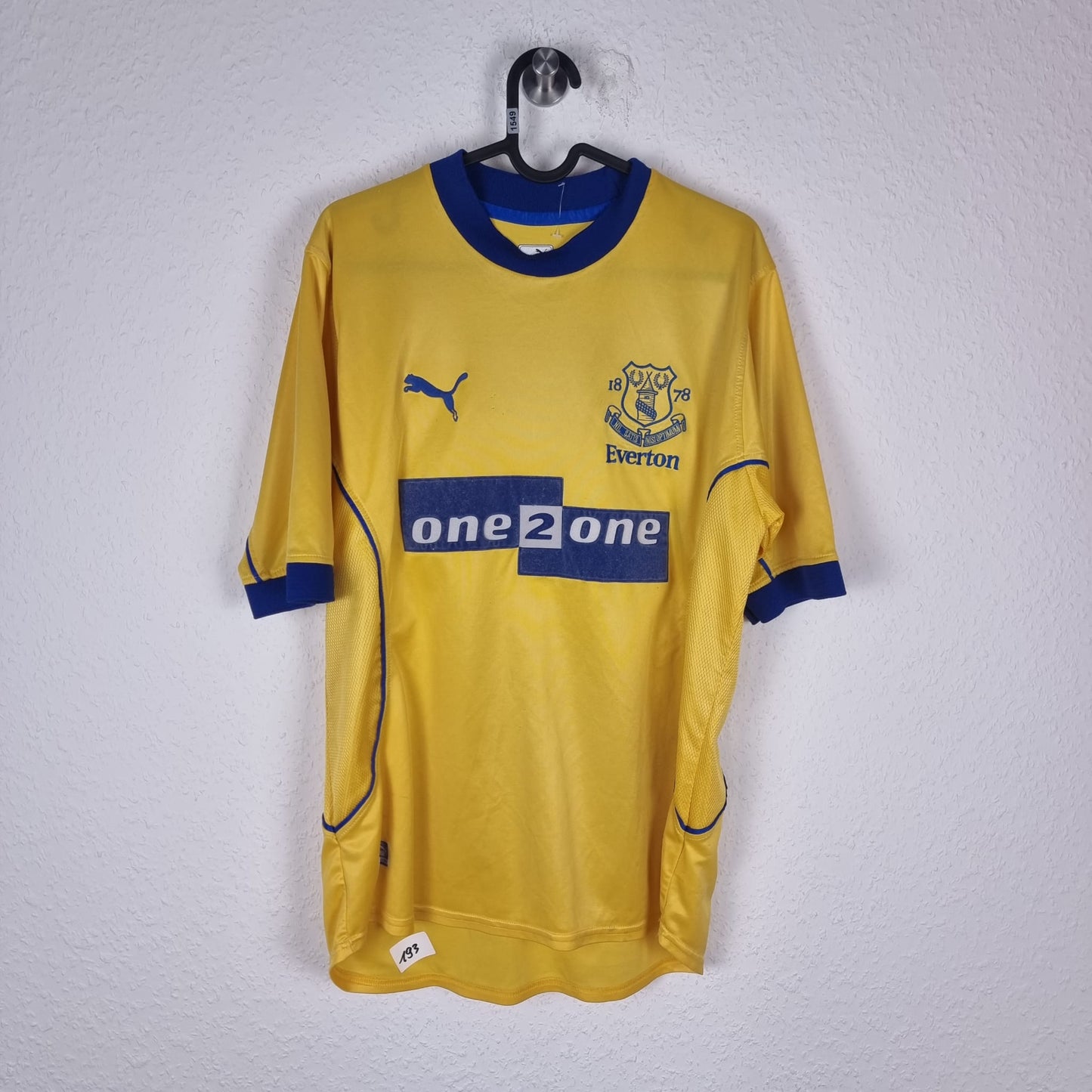 Trikot - Everton FC - 2000/2001 - Paul Gascoigne - M -  Auswärts