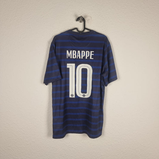 Trikot - Frankreich - Kylian Mbappé - 2020/2021 - L - Heim