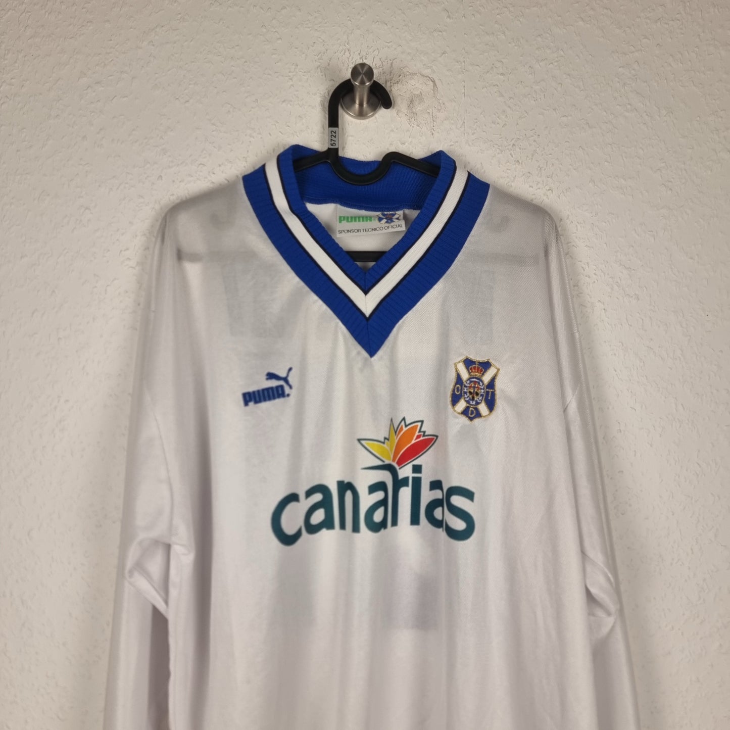 Trikot - CD Teneriffa - David Nyathi - 1996/1997 - XL - Heim - Player Issue