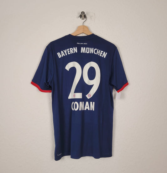 Trikot - FC Bayern München - Kingsley Coman - 2017/2018 - M - Auswärts