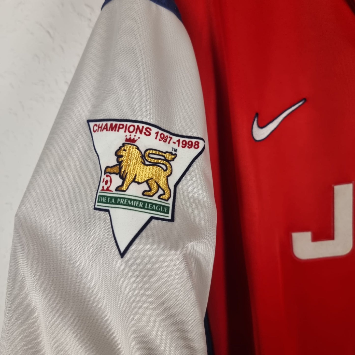 Trikot - Arsenal FC - Dennis Bergkamp - 1998/1999 - XL - Heim
