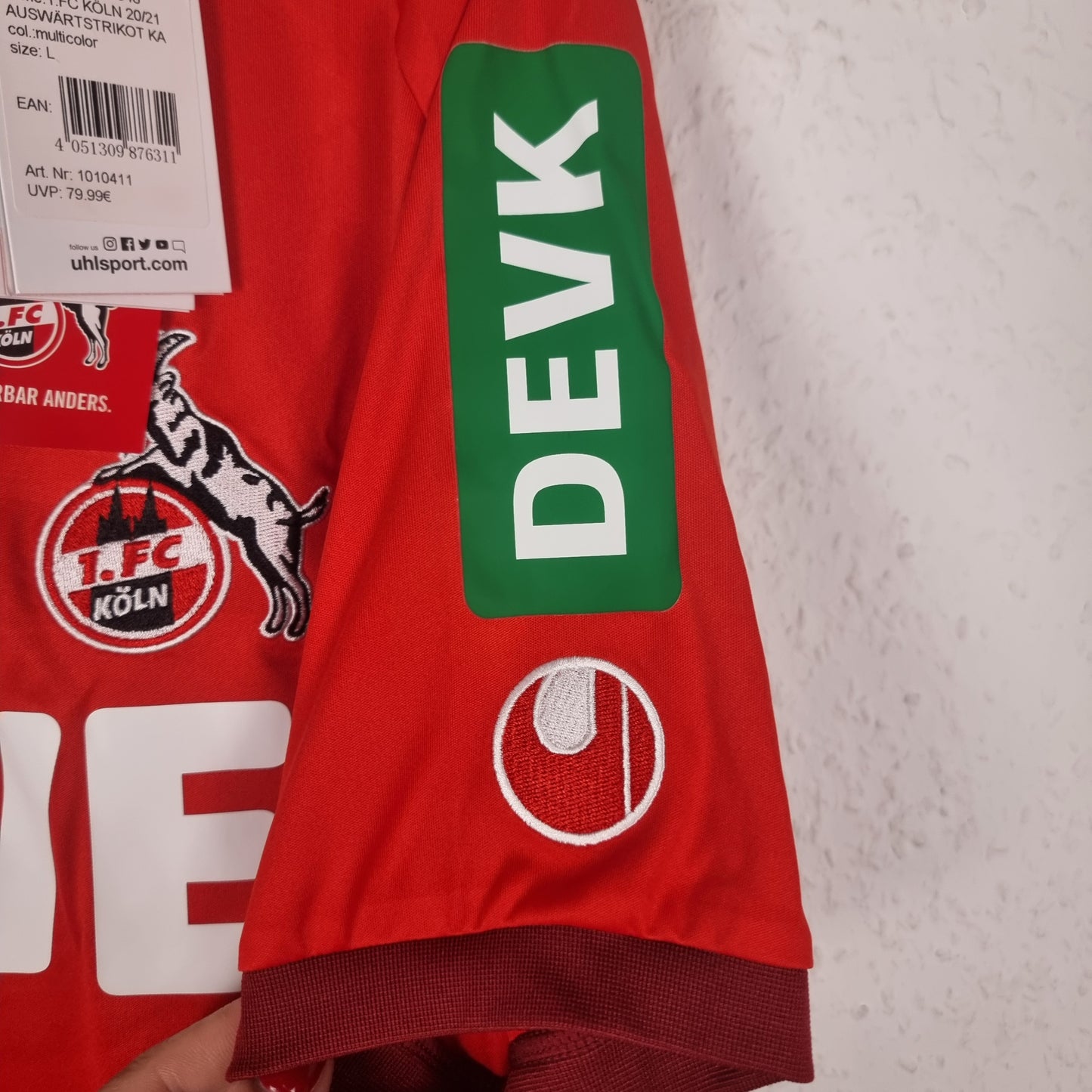 Trikot - 1. FC Köln - Sebastian Andersson - 2020/2021 - L - Auswärts - Neu