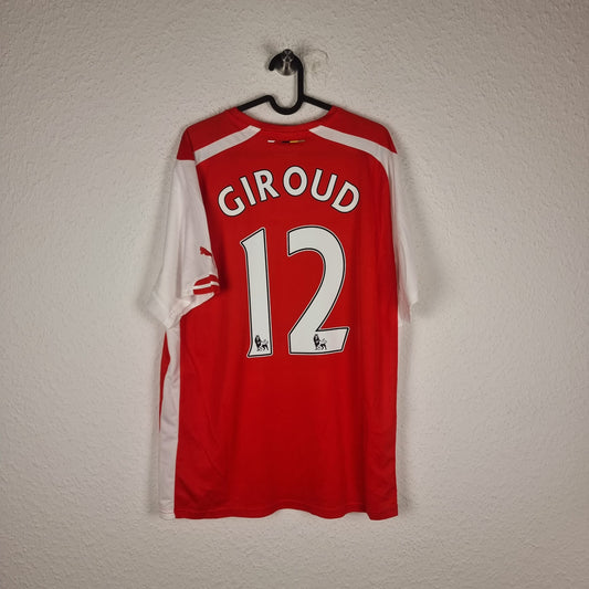 Trikot - Arsenal FC - Olivier Giroud - 2014/2015 - XL - Heim - Neu