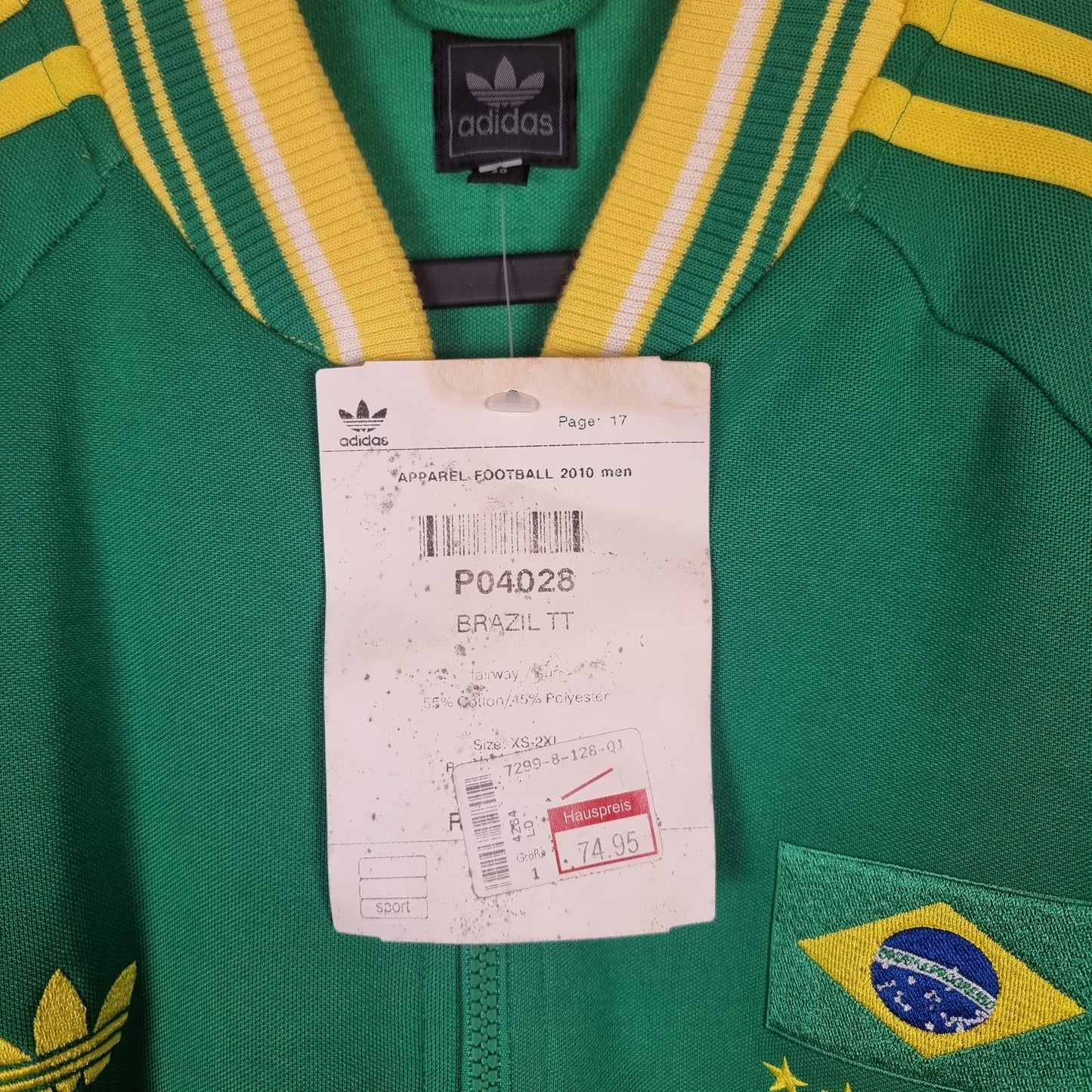 Trainingsjacke - Brasilien - 2010 - M