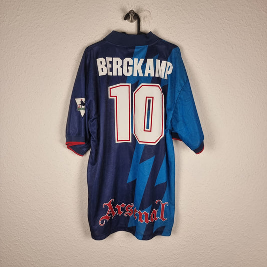 Trikot - Arsenal London - Dennis Bergkamp - 1995/1996 - XL - Auswärts