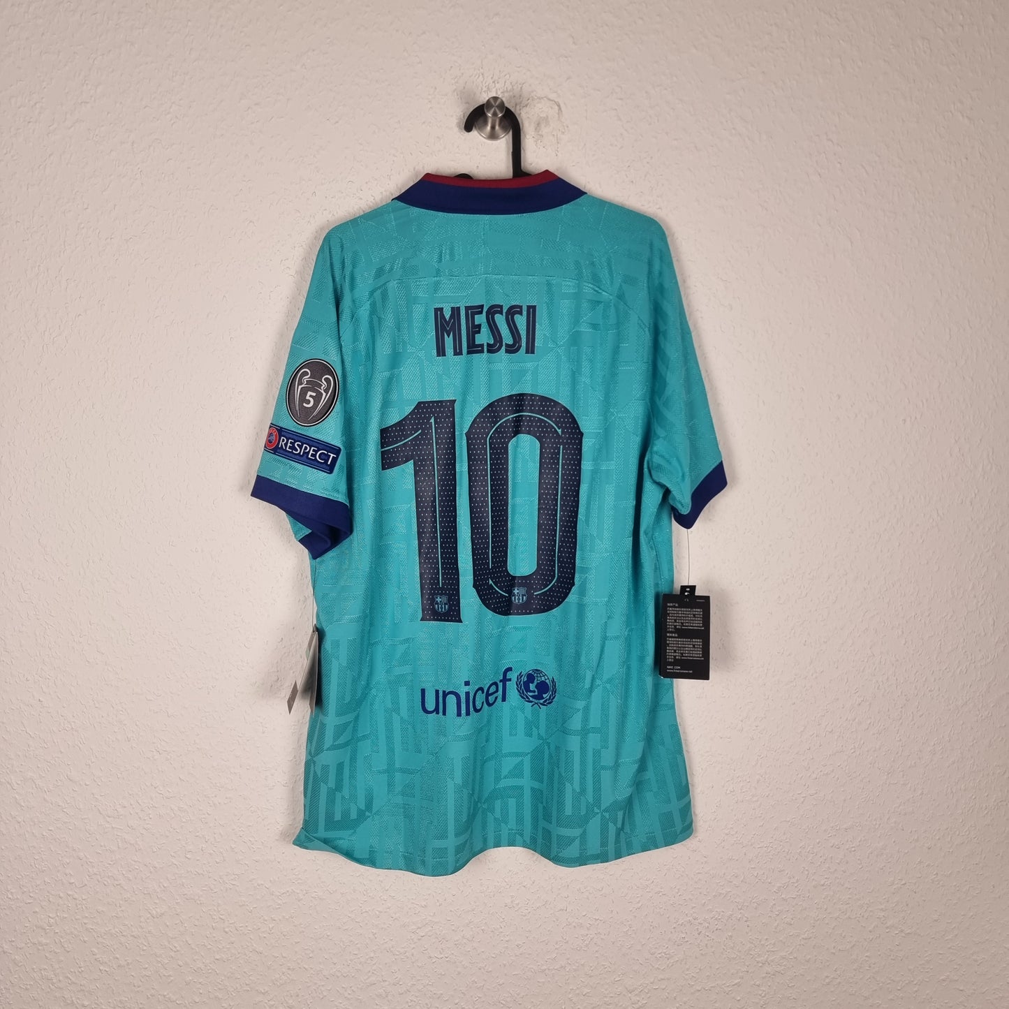 Trikot - FC Barcelona - Lionel Messi - 2019/2020 - XL - Drittes - Neu