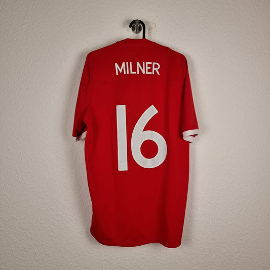 Trikot - James Milner - England - 2010 - M - Auswärts