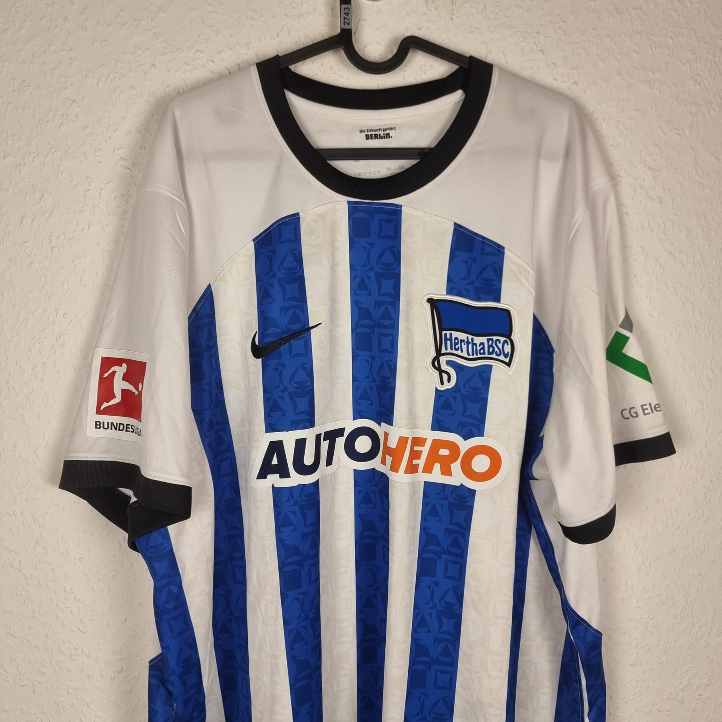 Trikot - Hertha BSC - Nader El-Jindaoui - 2022/2023 - XXL - Heim
