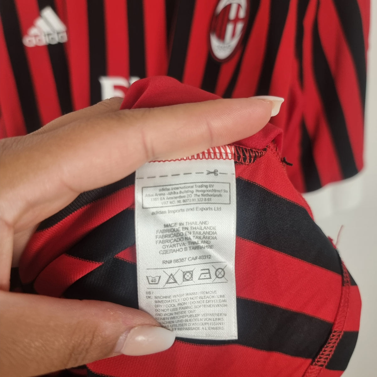 Jersey - AC Milan - 2010/2011 - 3XL - Home