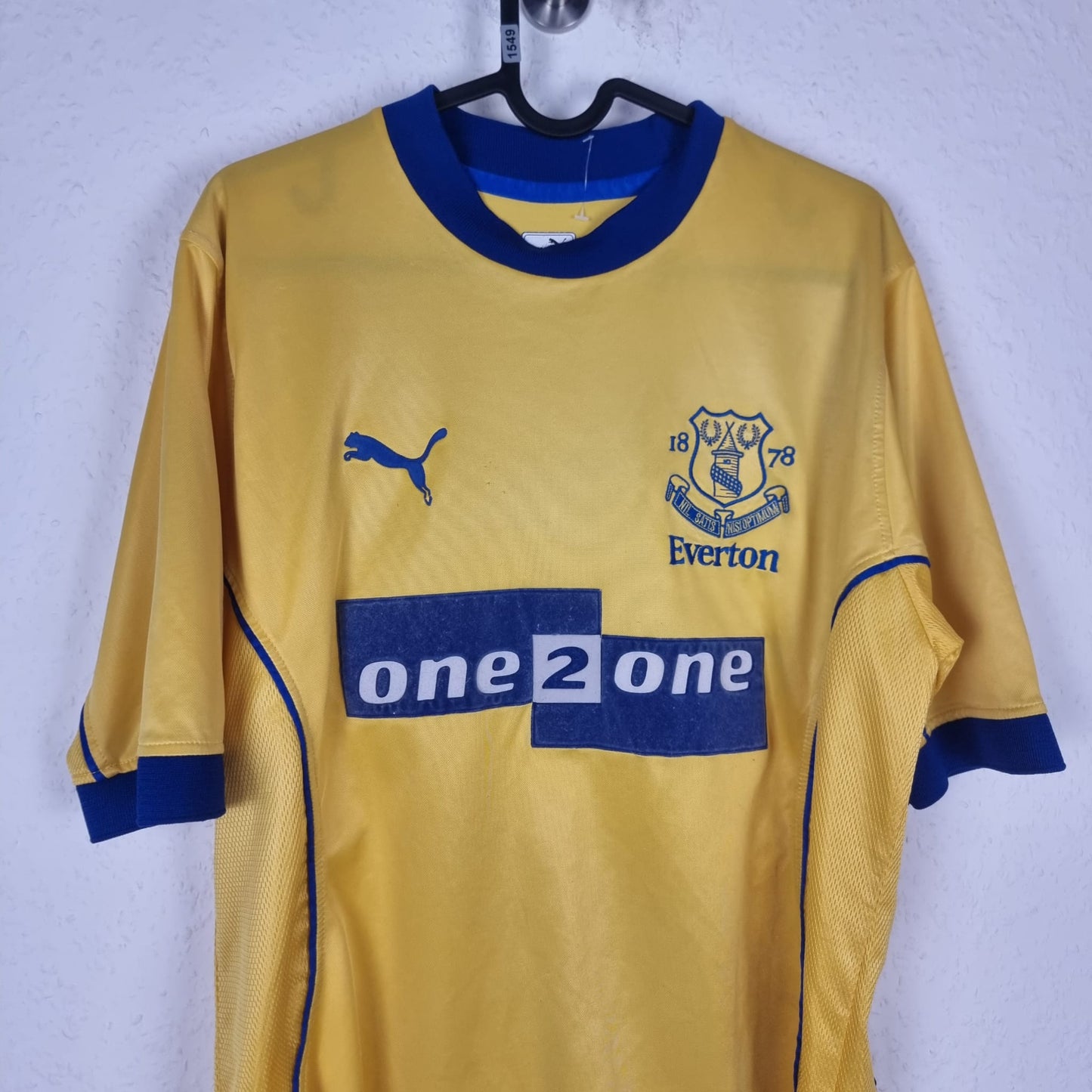 Trikot - Everton FC - 2000/2001 - Paul Gascoigne - M -  Auswärts