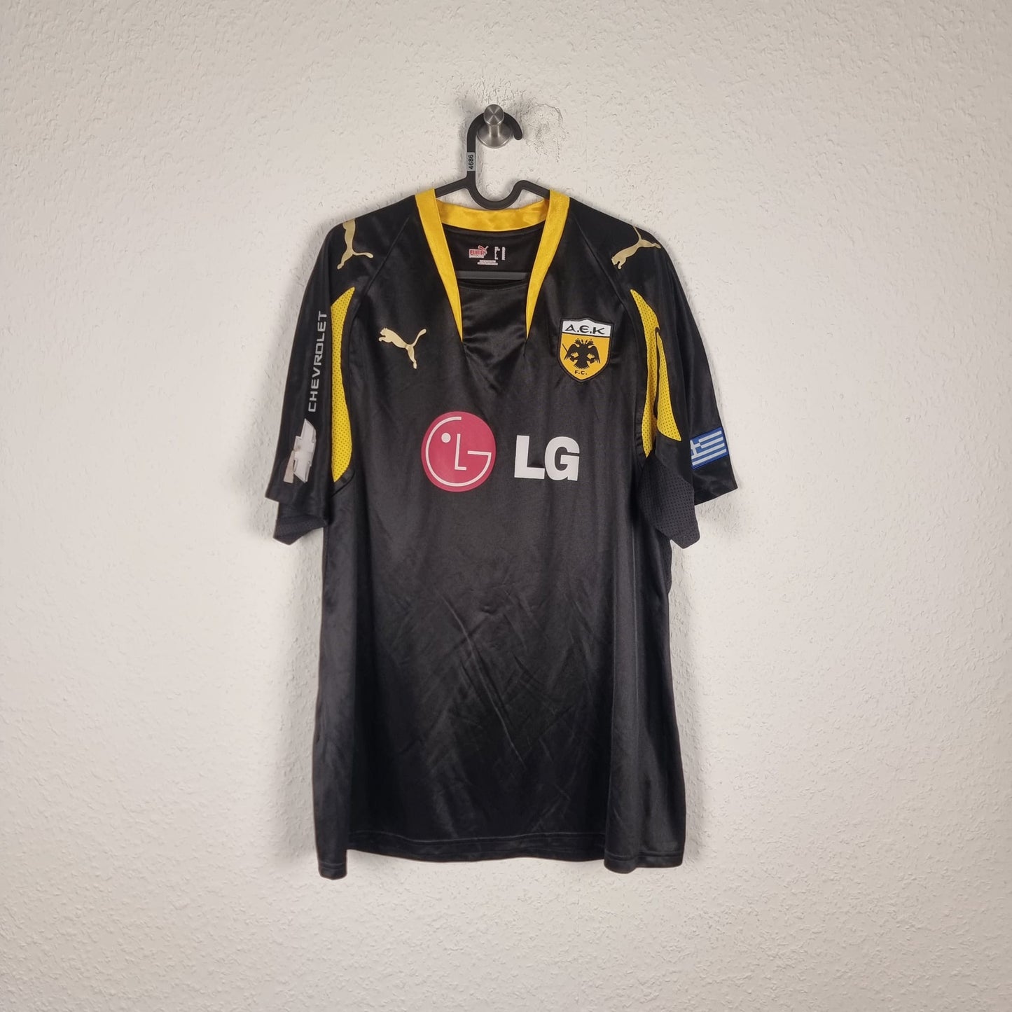 Jersey - AEK Athens - Julio Cesar - 2007/2008 - XL - Away