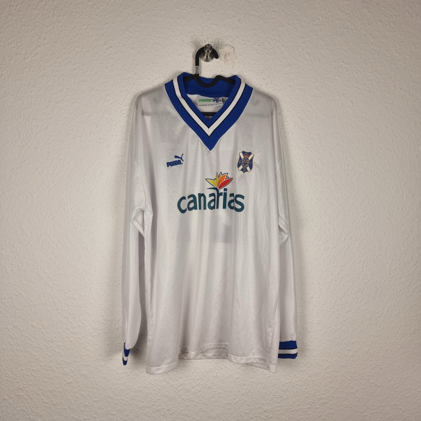 Trikot - CD Teneriffa - David Nyathi - 1996/1997 - XL - Heim - Player Issue