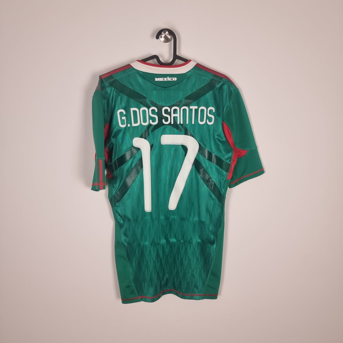Jersey - Mexico - Giovani dos Santos - 2010 - L - Home - Player Issue
