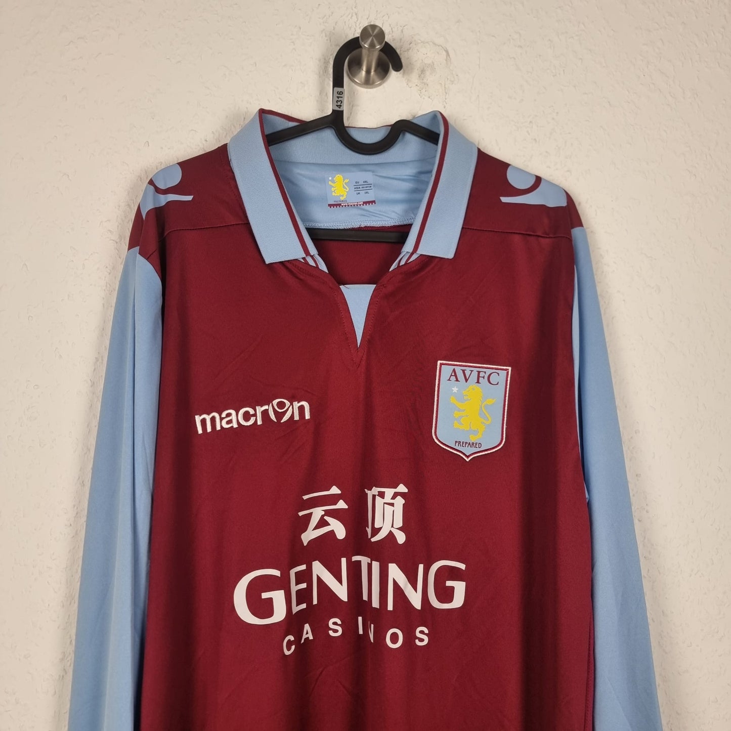 Trikot - Aston Villa - 2012/2013 - 4XL -  Heim