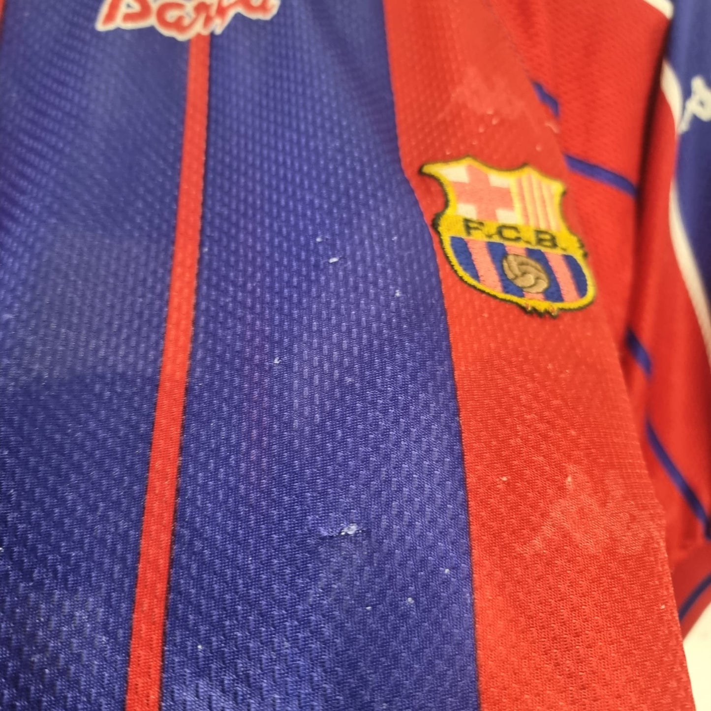 Trikot - FC Barcelona - Iván de la Peña - 1997/1998 - XL - Heim