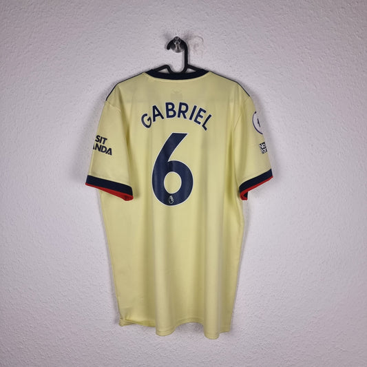Trikot - Arsenal FC - Gabriel - 2021/2022 - XL - Auswärts