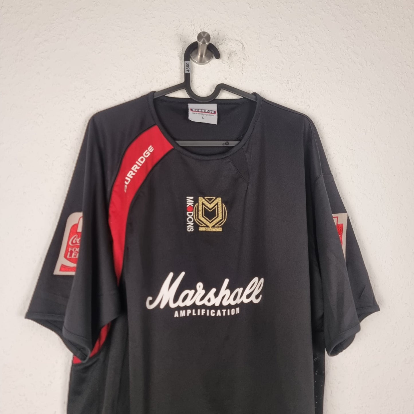 Trikot - MK Dons - Ben Chorley - 2006/2007 - L - Auswärts - Player Issue