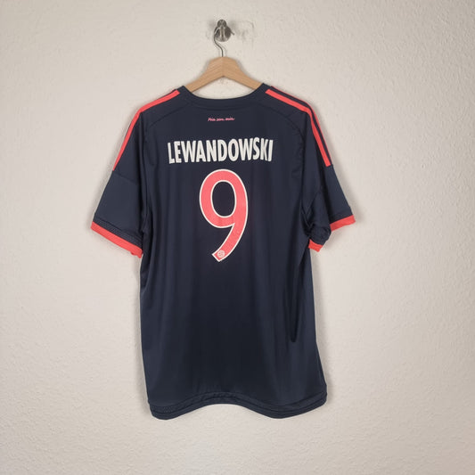 Trikot - FC Bayern München - Robert Lewandowski - 2015/2016 - XL - drittes