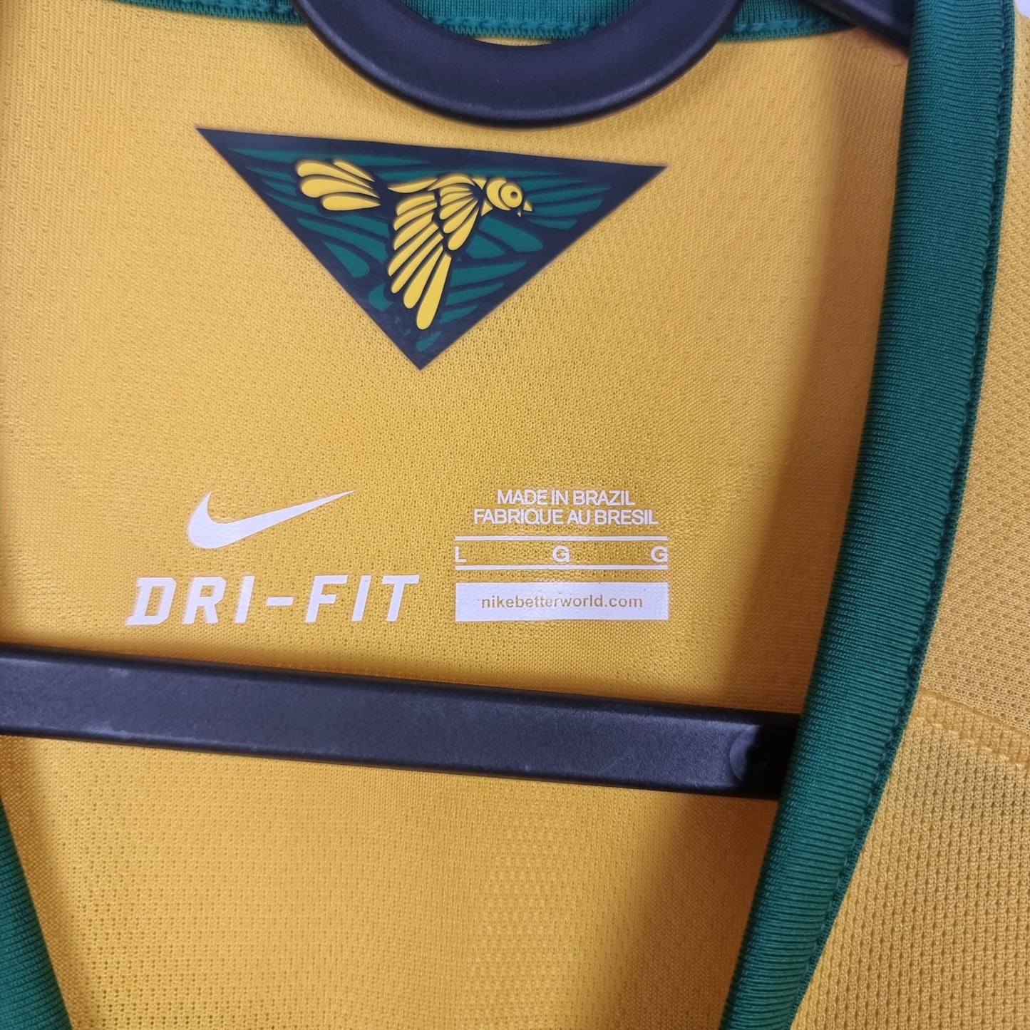 Jersey - Brazil - Firmino - 2014 - L - Home - matchworn