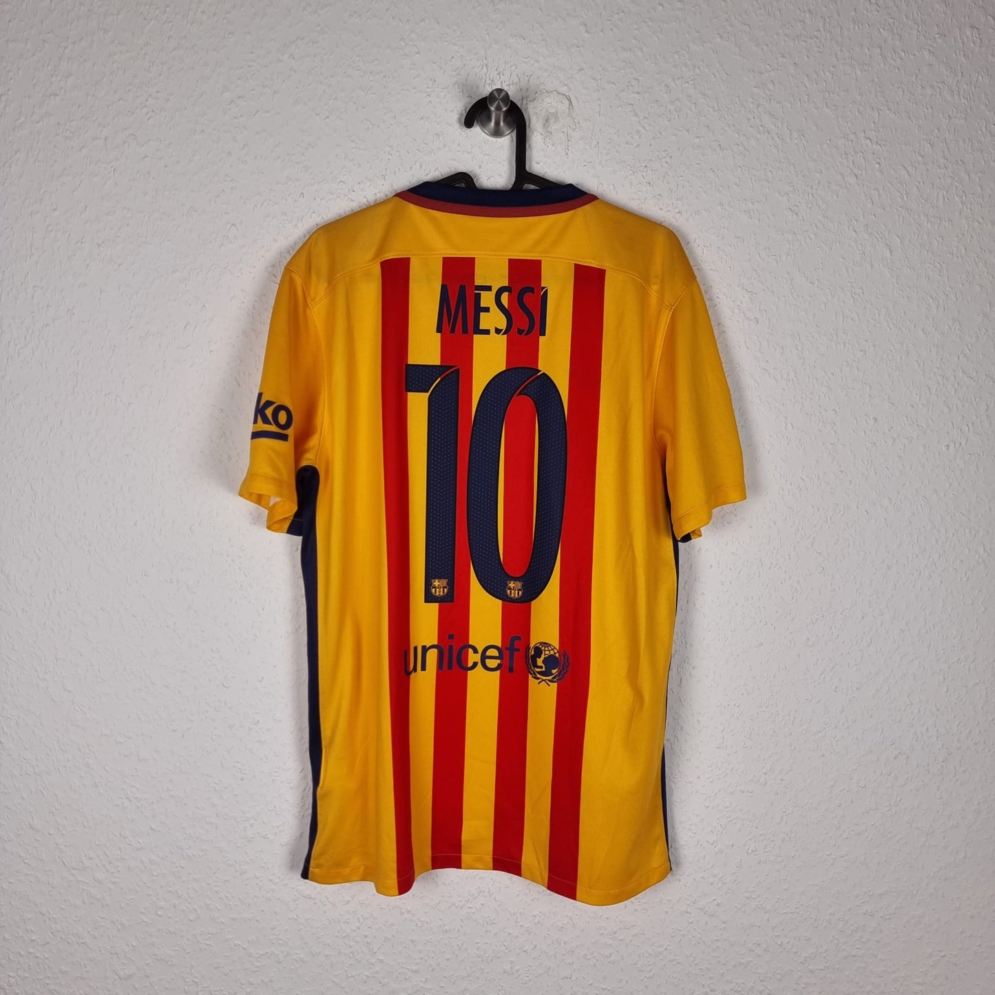 Jersey - FC Barcelona - Lionel Messi - 2015/2016 - M - Away