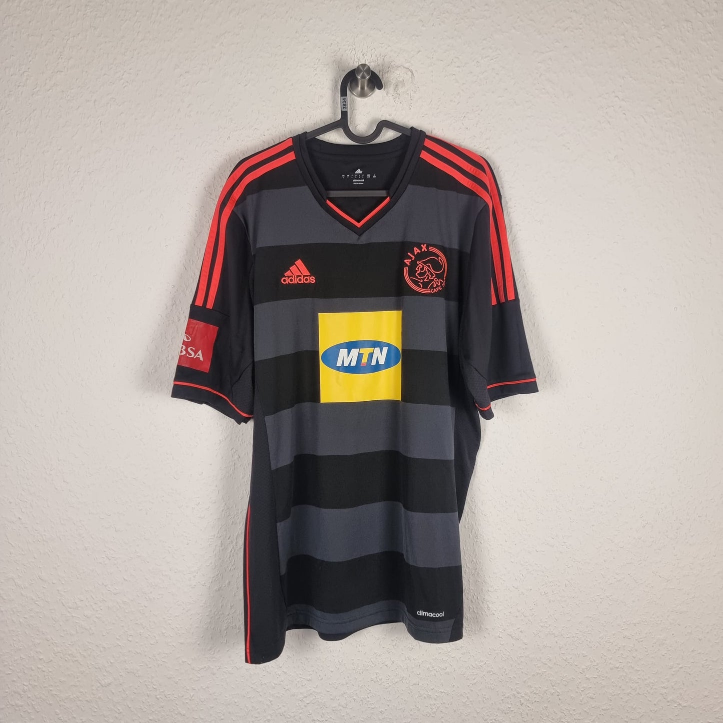 Jersey - Ajax Cape Town - Bantu Mzwakali - 2013/2014 - L - Away