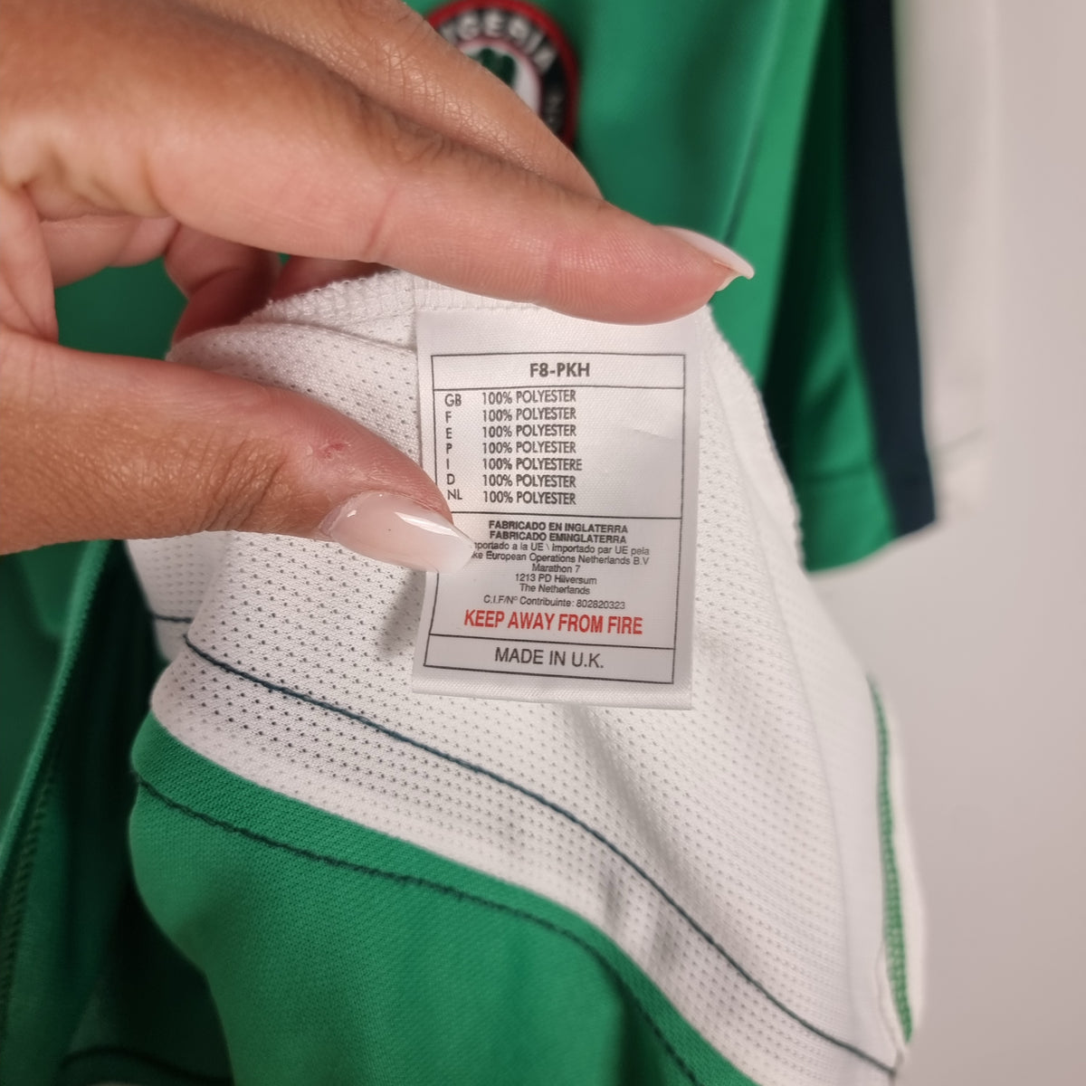 Trikot - Nigeria - Taribo West - 1998 - M - Heim