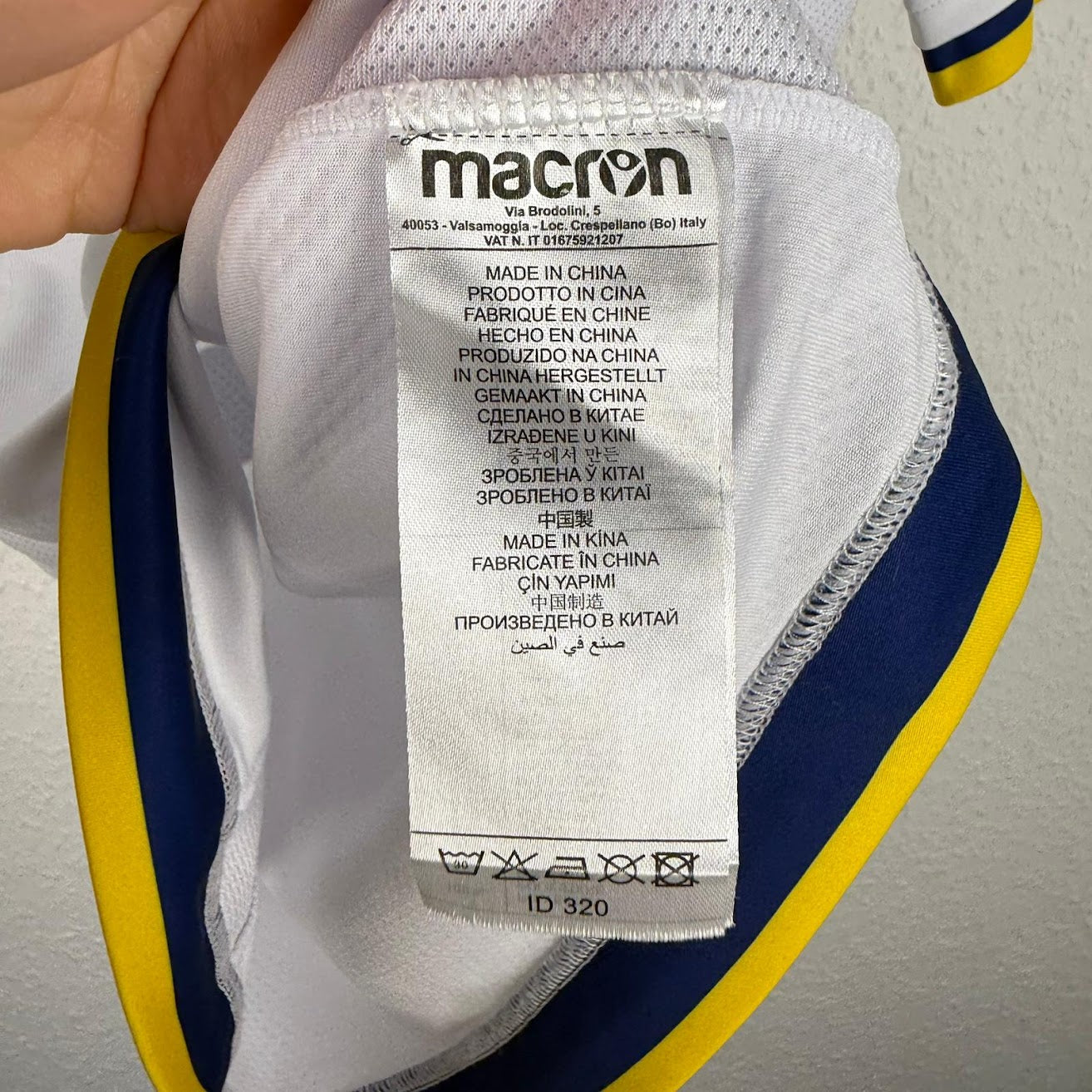 Trikot - Hellas Verona - Luca Marrone - 2018/2019 - L - Auswärts