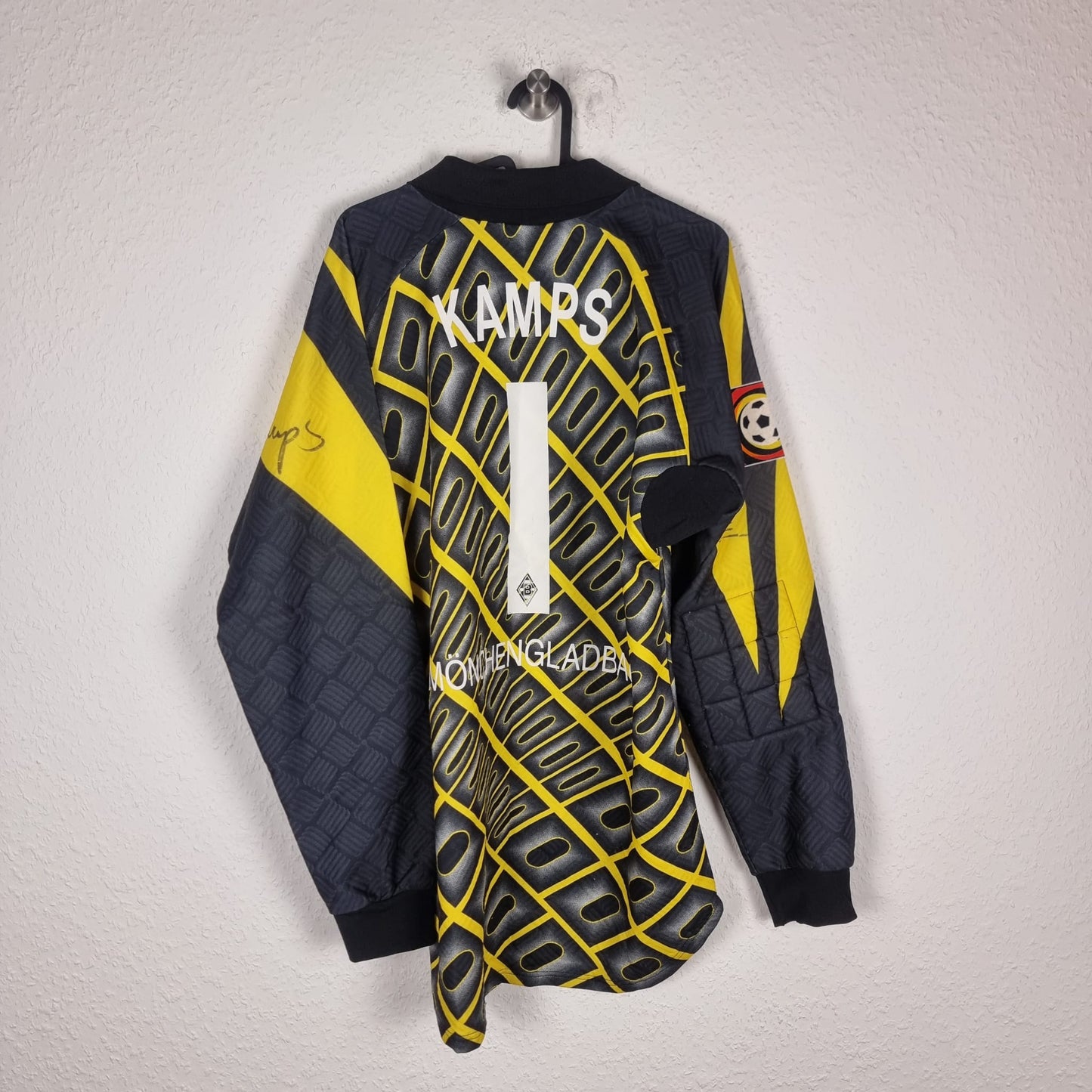 Goalkeeper Jersey - Borussia Mönchengladbach - Uwe Kamps - 1998/1999 - M - Home - Signed