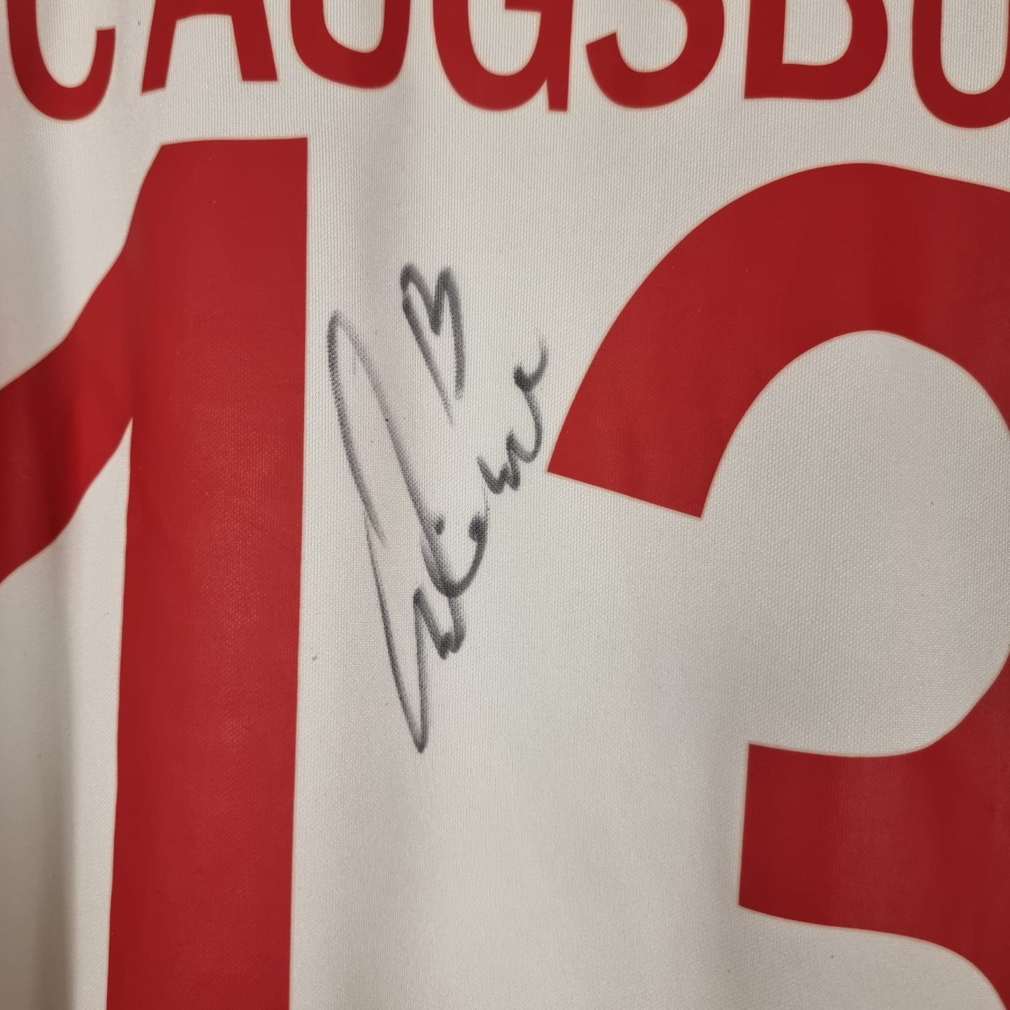 Trikot - FC Augsburg - Tobias Werner - 2016/2017 - L -  Heim