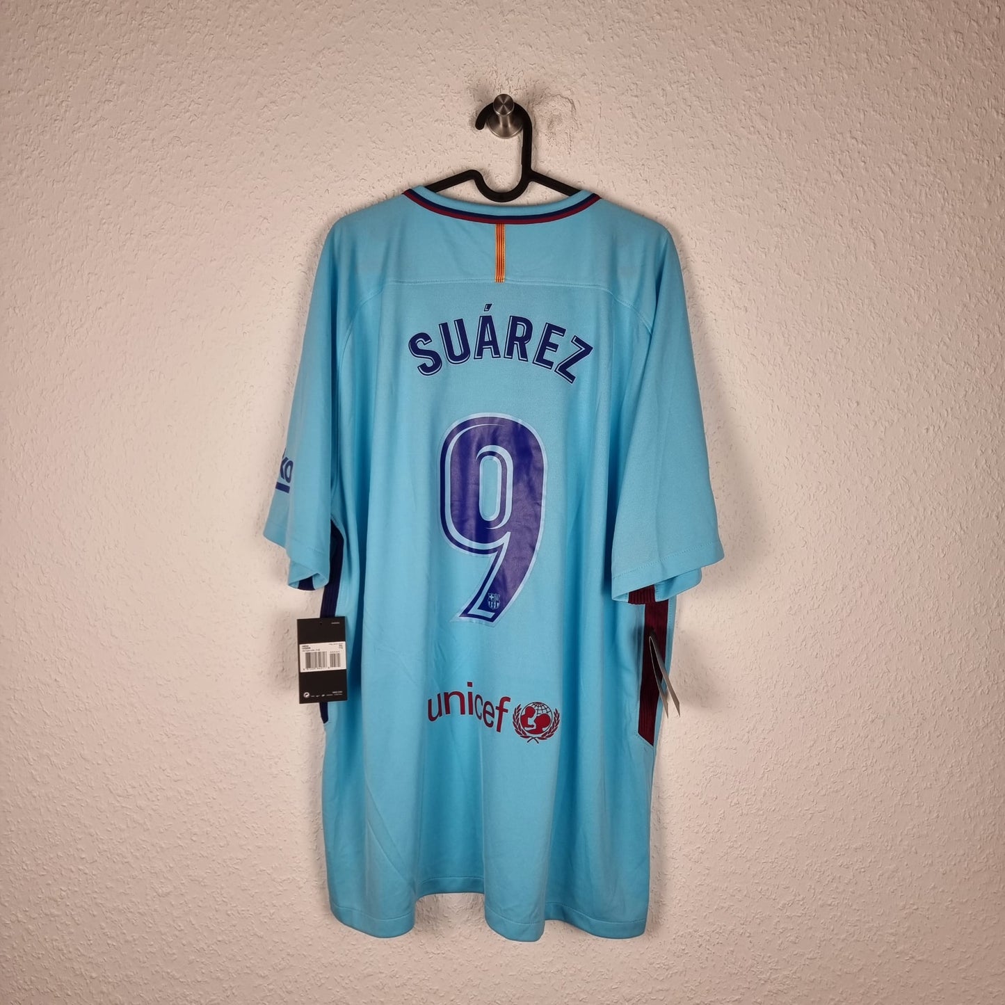 Trikot - FC Barcelona - Luis Suárez - 2017/2018 - XXL - Auswärts - Neu