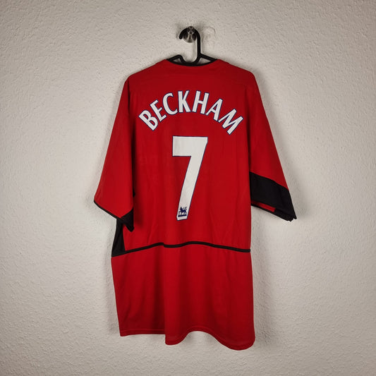 Trikot - Manchester United (ManU) - David Beckham - 2002/2004 - XXL - Heim