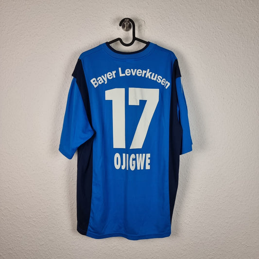 Trikot - Bayer 04 Leverkusen - Pascal Ojigwe - 2001/2002 - XL - Auswärts