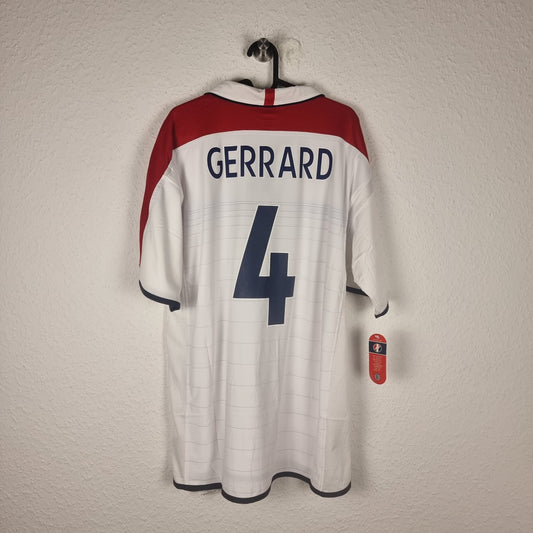 Trikot - England - Steven Gerrard - 2004 - XL - Neu - Heim