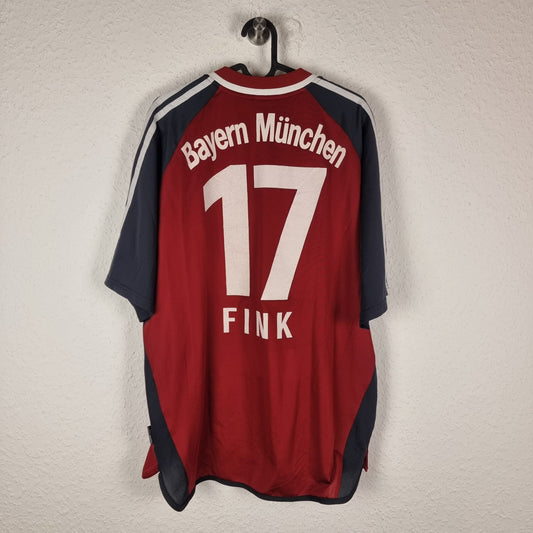Trikot - FC Bayern München - Thorsten Fink - 2002/2003 - XL - Heim - Player Issue