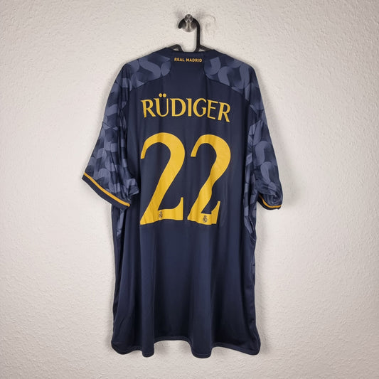 Trikot - Real Madrid - Antonio Rüdiger - 2023/2024 - 3XL - Auswärts - Neu