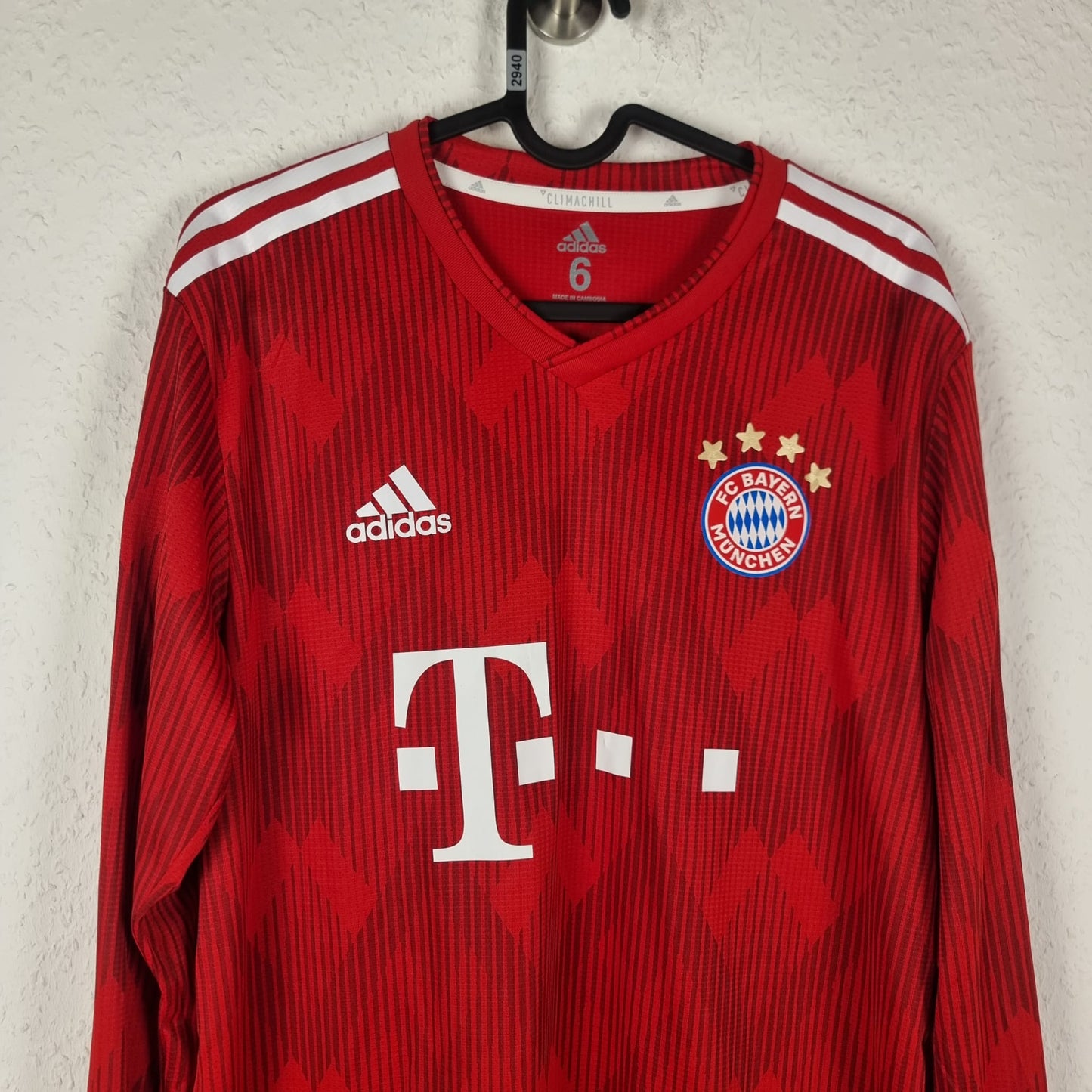 Trikot - FC Bayern München - Juan Bernat - 2018/2019 - Gr. 6 - Heim - Player Issue