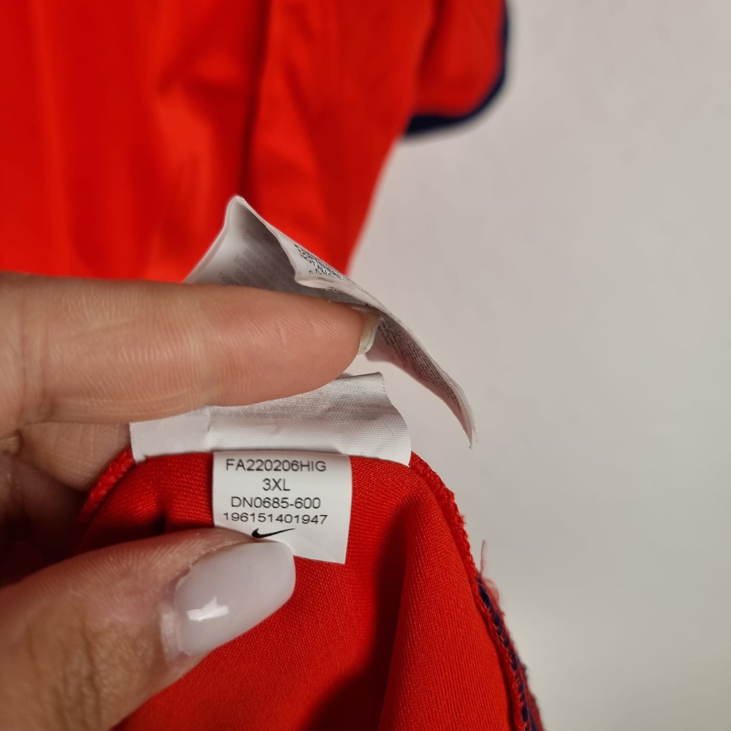 Jersey - England - 2022 - 3XL - Away