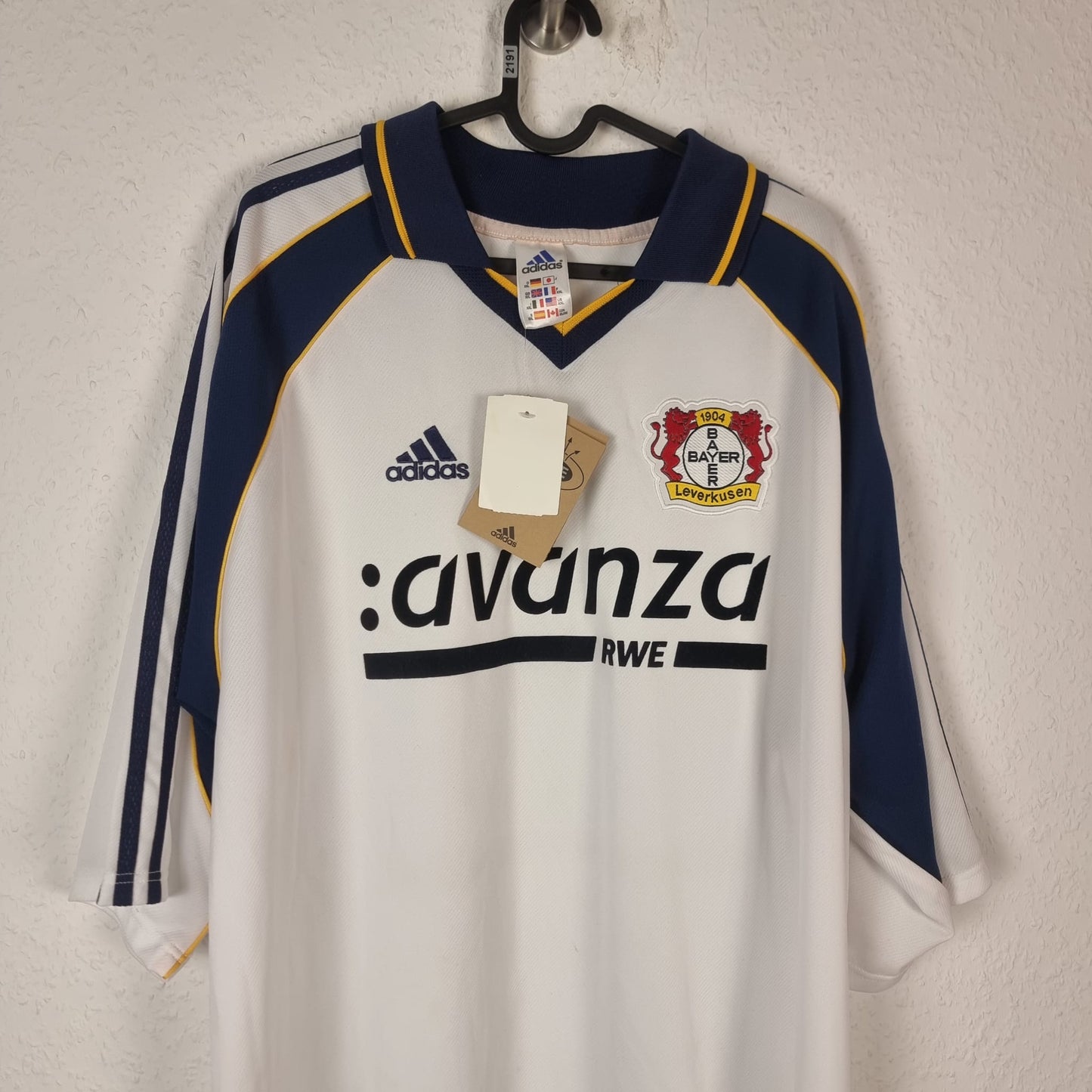 Trikot - Bayer 04 Leverkusen - 2000/2001 - XXL - NEU - Auswärts