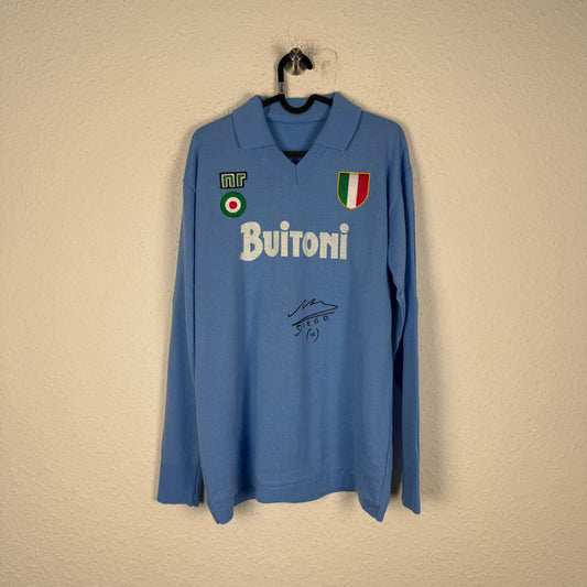 Trikot - SSC Neapel - Diego Maradona - 1987/1988 - L - Heim - matchworn