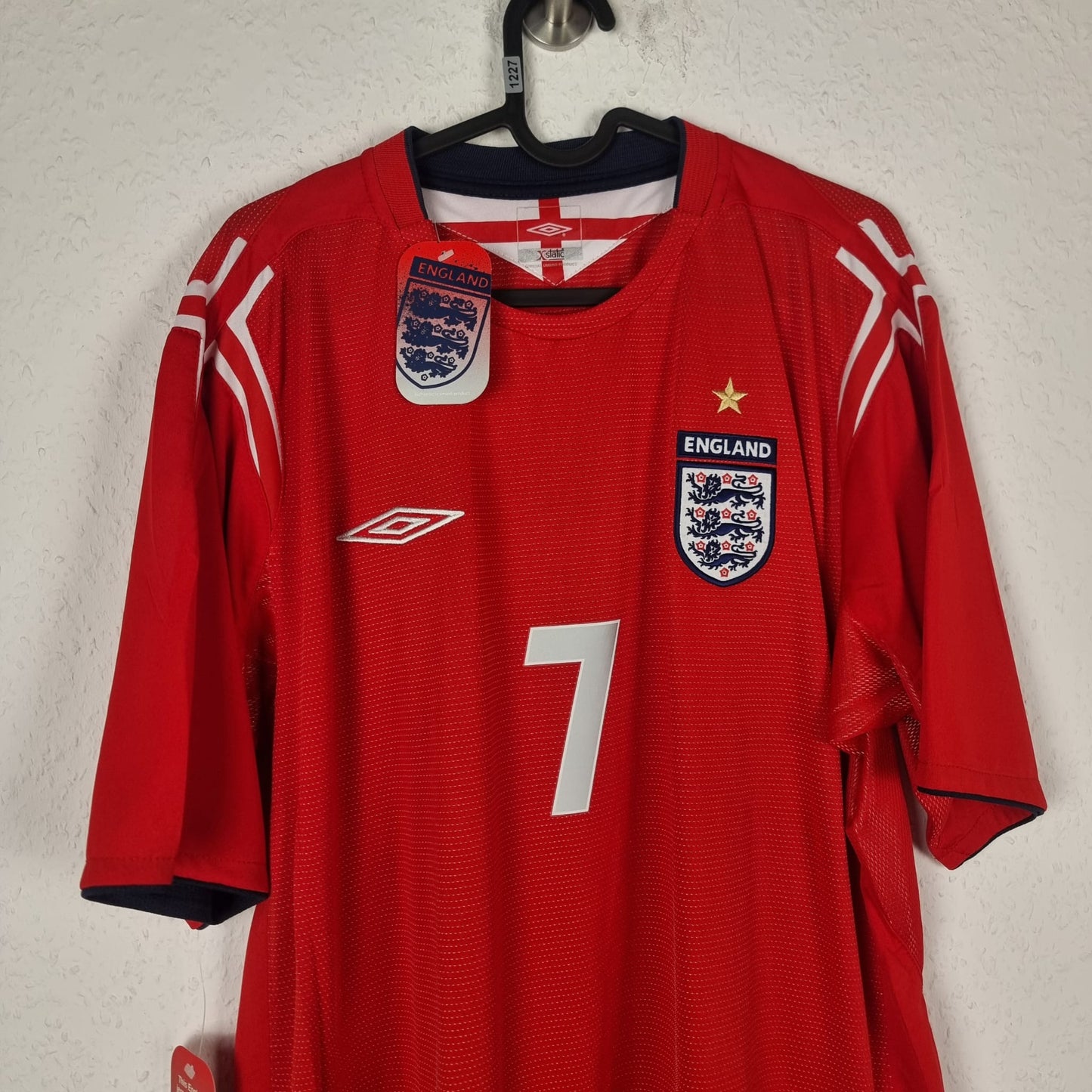 Trikot - England - David Beckham - 2004 - XL - NEU - Auswärts