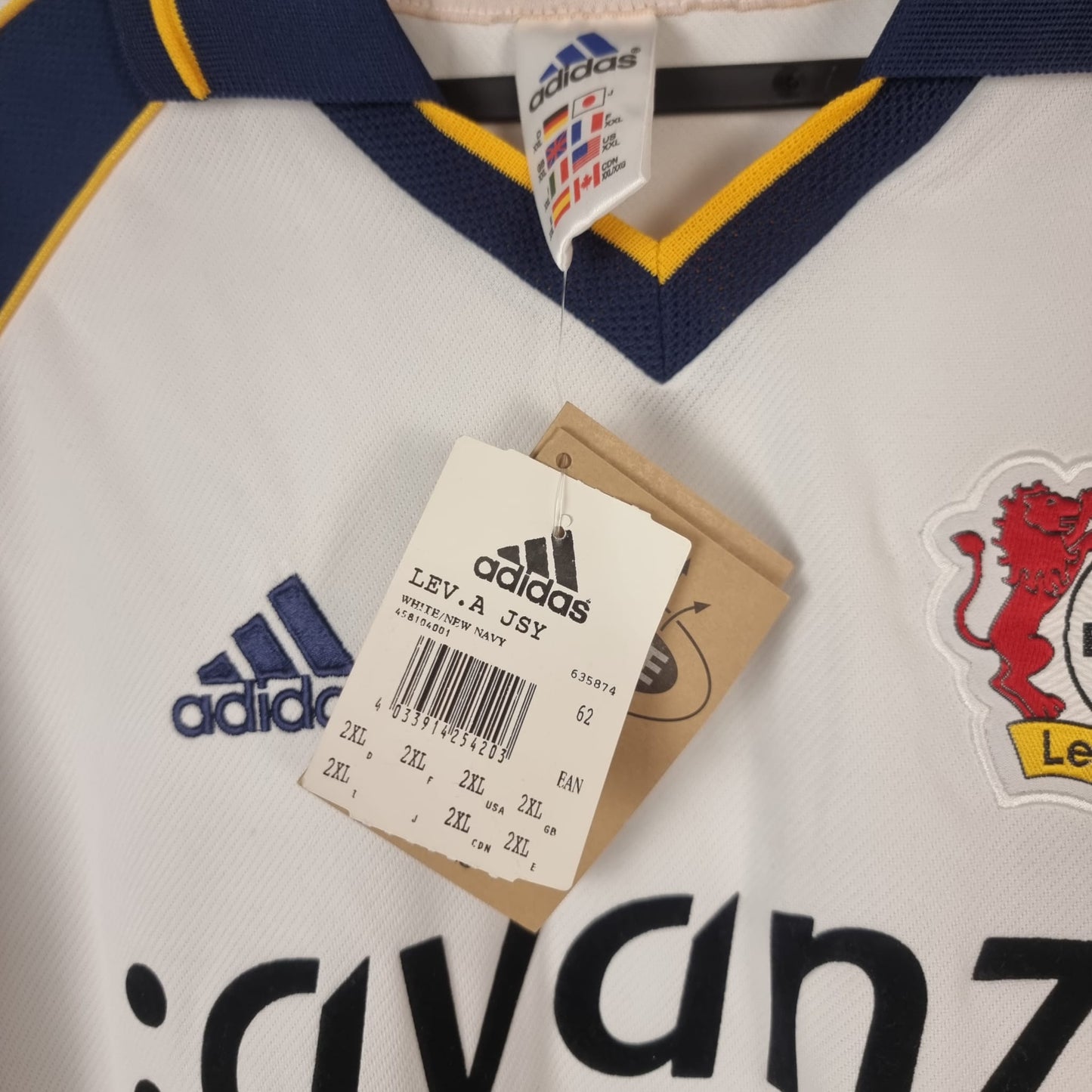 Trikot - Bayer 04 Leverkusen - 2000/2001 - XXL - NEU - Auswärts