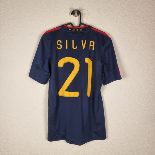 Trikot - Spanien - David Silva - 2010 - S - Auswärts