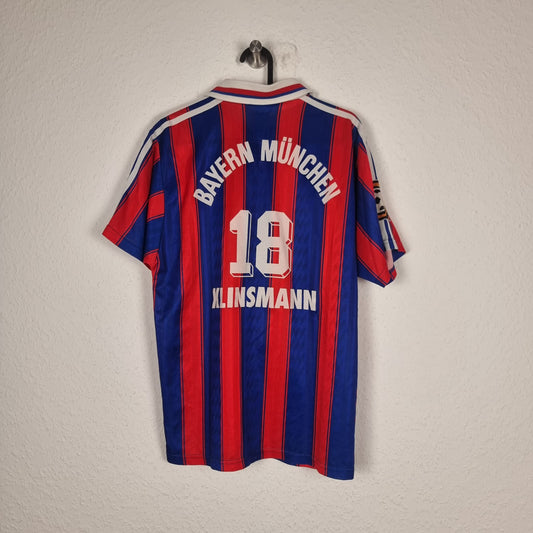 Trikot - FC Bayern München - Jürgen Klinsmann - 1995/1996 - S - Heim