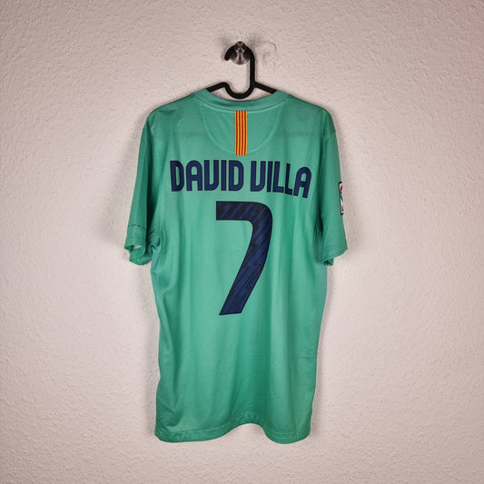 Trikot - FC Barcelona - David Villa - 2010/2011 - S - Auswärts