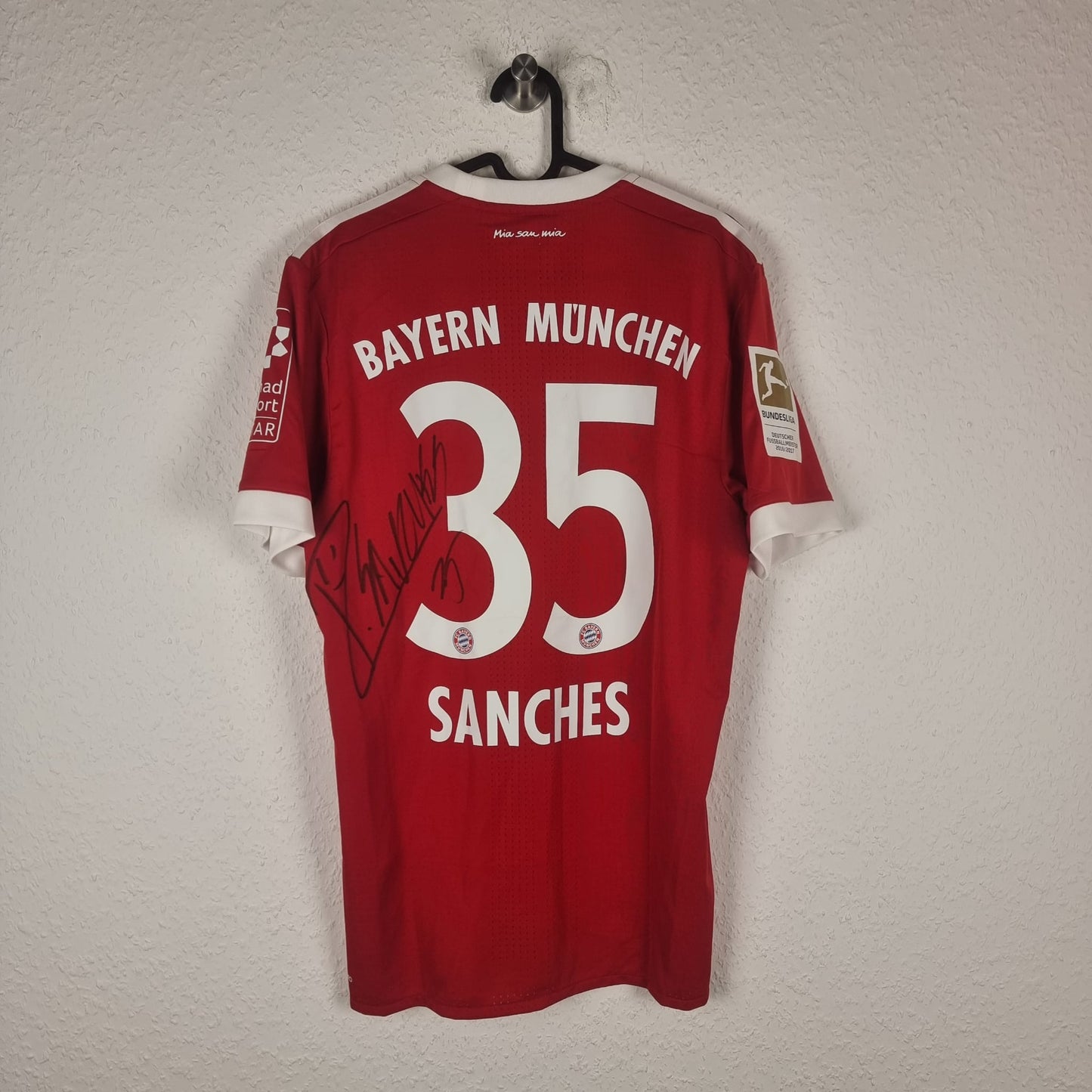 Jersey - FC Bayern Munich - Renato Sanches - 2017/2018 - Size 7 - Home - Player Issue