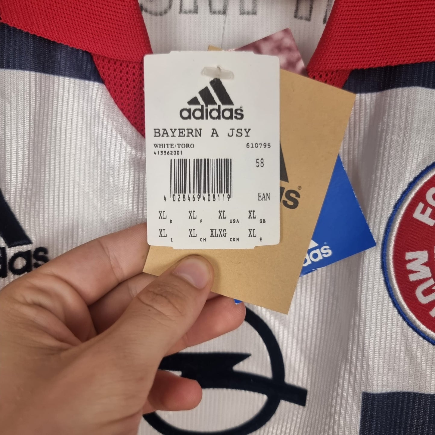 Trikot - FC Bayern München - 1998/1999 - XL - Neu - Auswärts