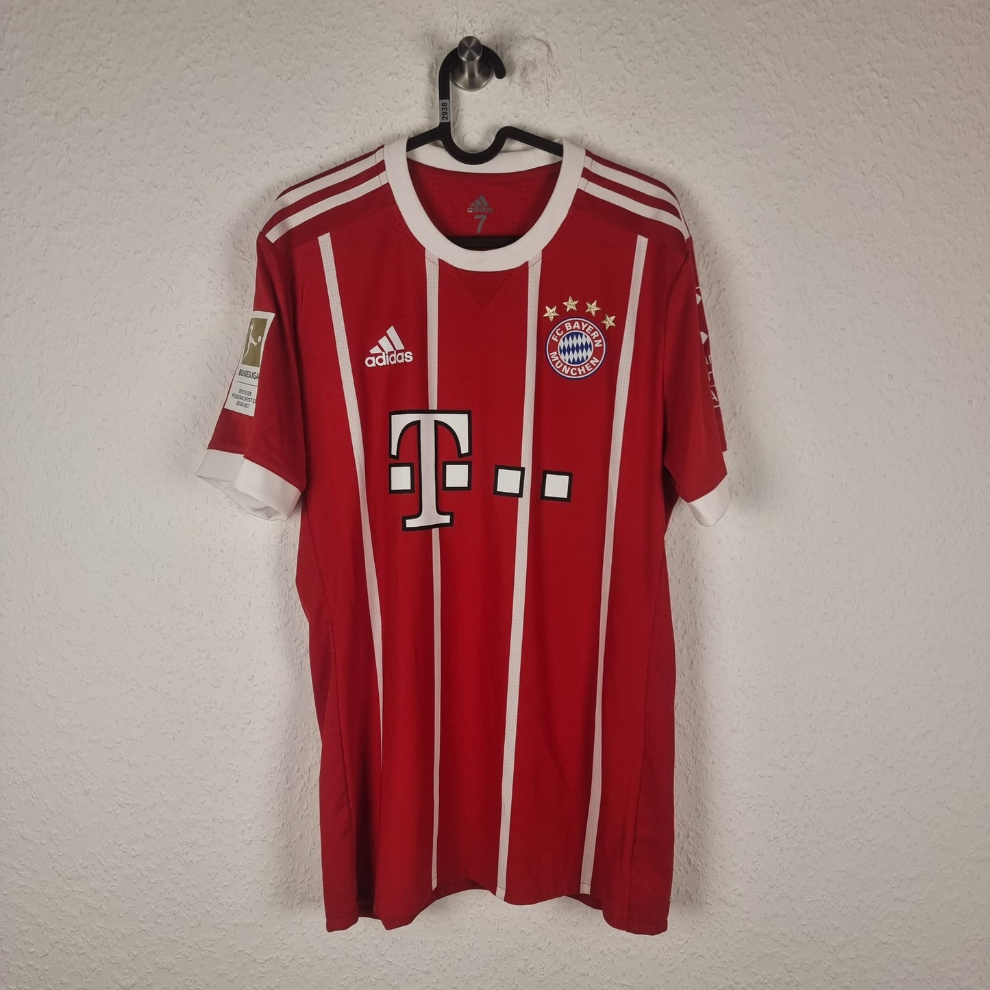 Jersey - FC Bayern Munich - Renato Sanches - 2017/2018 - Size 7 - Home - Player Issue