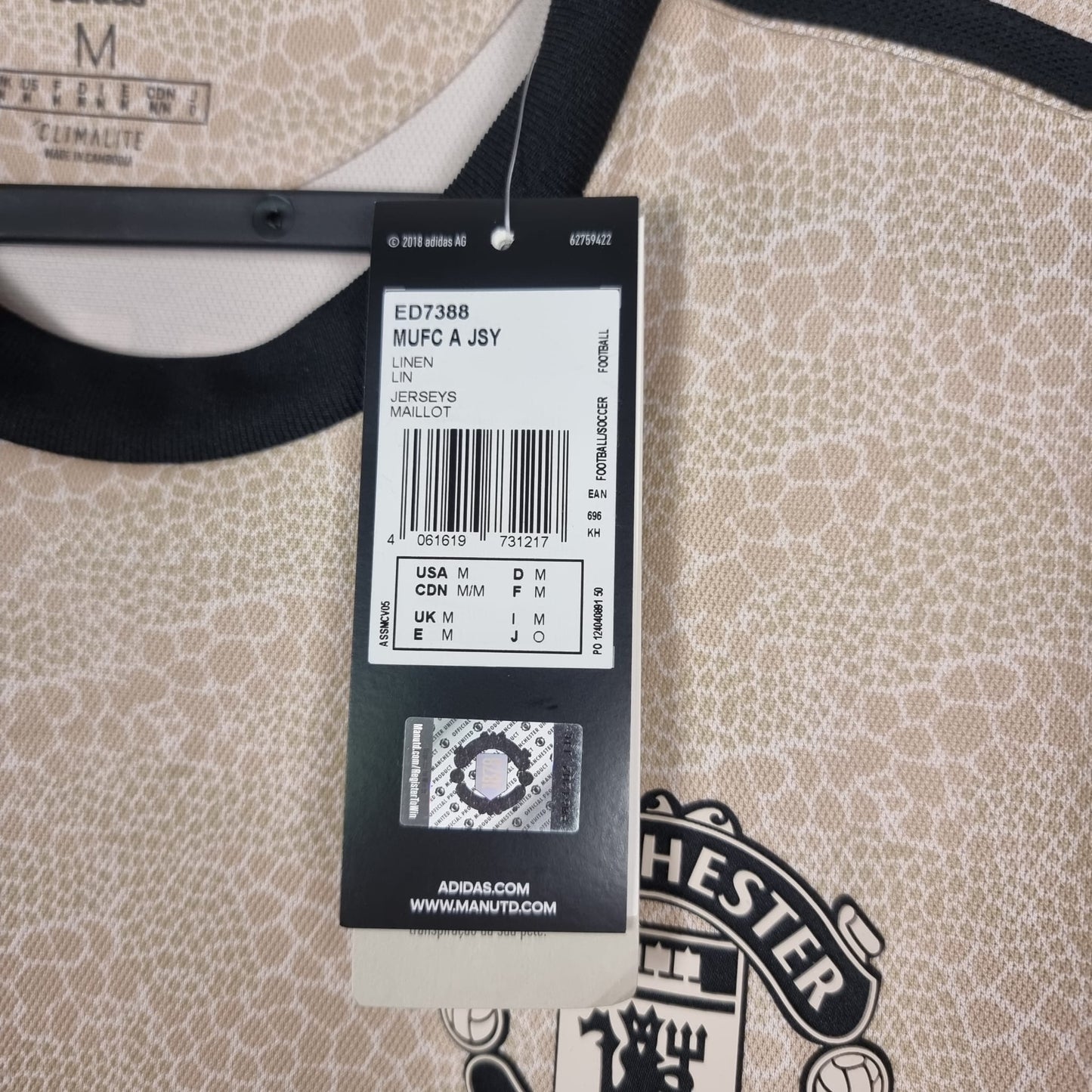 Trikot - Manchester United - Daniel James - 2019/2020 - M - NEU - Auswärts