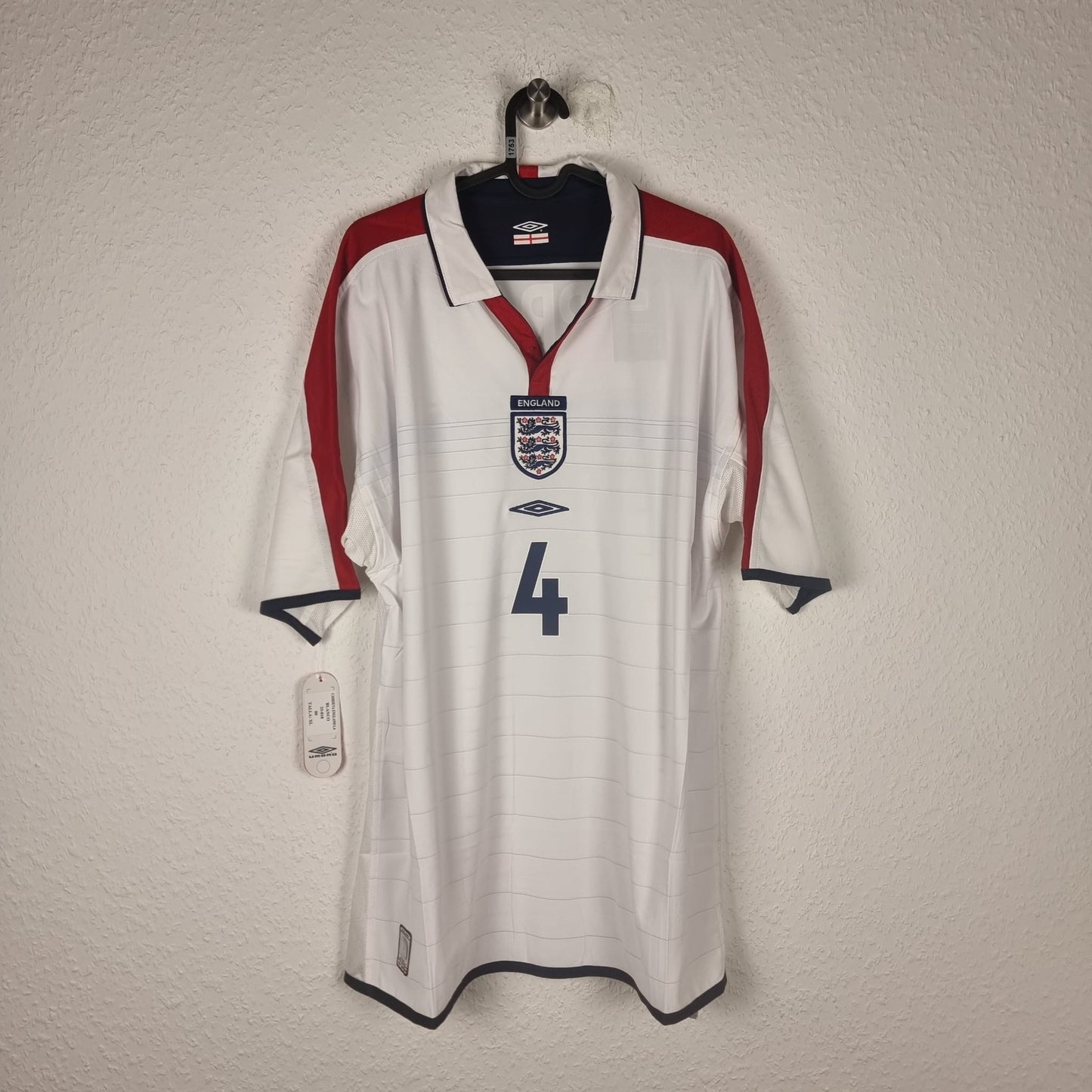 Trikot - England - Steven Gerrard - 2004 - XL - Neu - Heim